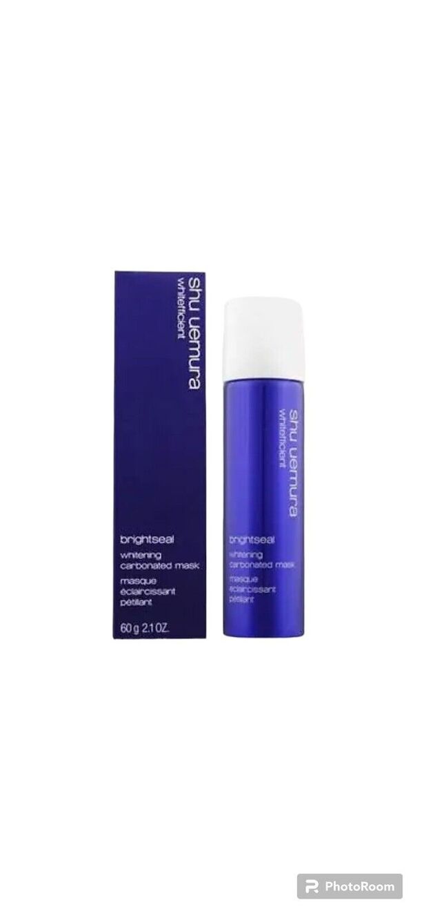 NEW Shu Uemura Whitefficient Brightseal Whitening Carbonated Mask 60g / 2.1oz